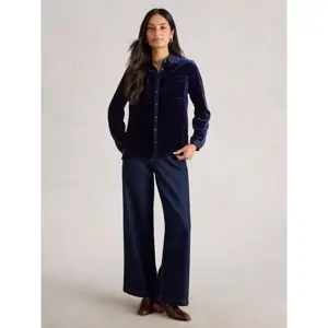 White Stuff Sophie Velvet Shirt